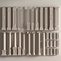 modern column roman column 3d model