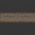 Classic Style Wooden Bench With Carved Railings For Home Living Use