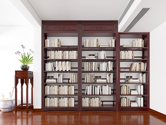 Chinese bookcase 3d model