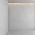 White Wall Construction In Minimalist Interior With Smooth Surface And Clean Design 3d model