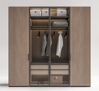 Modern wardrobe 3d model