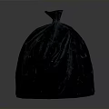 Strong Black Plastic Trash Bag For Daily Household Waste Disposal Use