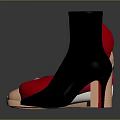 Various Colored Women's Shoes With Heel And Flat Styles Arranged On