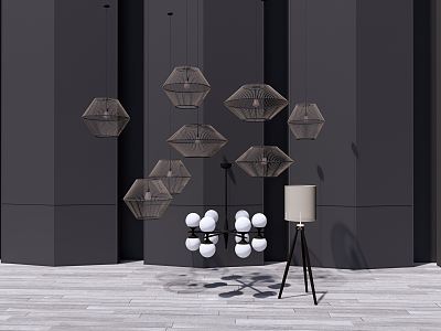 Modern lamp combination chandelier model