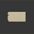 Vintage Beige Electronic Equipment With Green Screen Display And Control Panel Buttons Knobs
