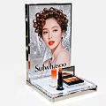Sulwhasoo Cosmetic Showcase Featuring Lipstick Eyeshadow Palette And Makeup Products