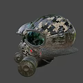Sci-Fi Mercenary Helmet 3d model