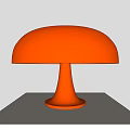 Modern table lamp geometric children cartoon color 3d model