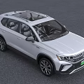 White Stylish SUV Car with Sleek Body Lines Modern Front Grille and Alloy Wheels