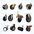 Industrial Equipment Heavy Duty Casters With Various Metal Frame Swivel Designs