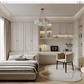 Modern Tatami Bedroom Interior Design With Tatami Bed Storage Cabinets Desk And Area Rug