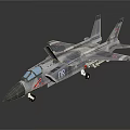 Gray Fighter Jet Model With Number 118 Red Insignia Cockpit And Landing Gear