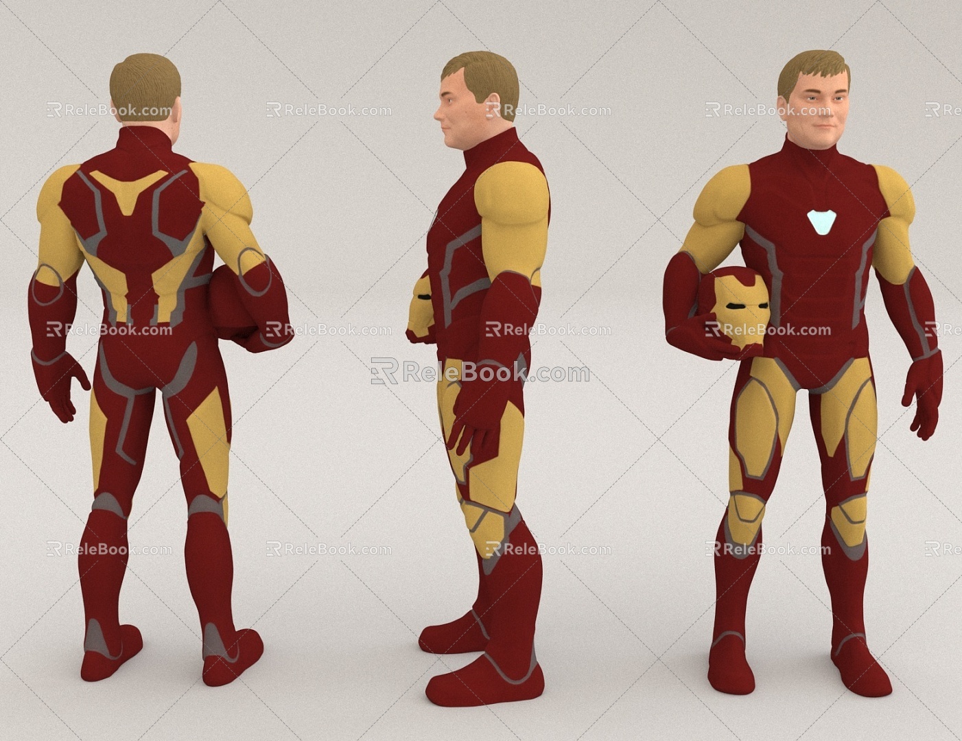 Cos Iron Man Superhero 3d model