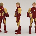 Cos Iron Man Superhero 3d model