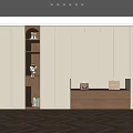 Modern Wardrobe Interior Design With White Cabinets Wooden Drawers And Open Shelves