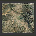 Scenic Mountain Landscape With Green Vegetation Blue Lake And Natural Terrain