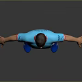 A Man Wearing Manchester City Blue Jersey White Shorts Blue Socks And Blue Shoes Standing