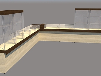 Jewelry Cabinet Product Cabinet Display Cabinet 3d model