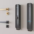 Modern Door Handles Featuring Gold Black And Smart Lock Designs On Wall
