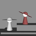 Modern table lamp 3d model