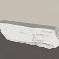 Modern reception desk 3d model
