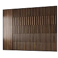 Modern Textured Background Wall With Vertical Striped Pattern And Neutral Color Palette 3d model