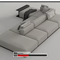 Multiplayer Sofa 3d model