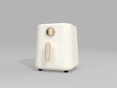 White Contemporary Table Lamp Featuring Round Button And Long Strip Design With Small Black Feet 3d model