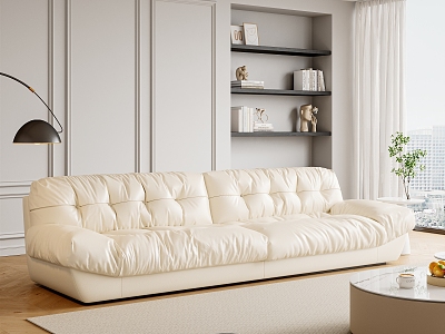 Cream sofa model