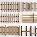 Wooden Railings Featuring Various Styles Including Vertical Horizontal And Lattice Designs