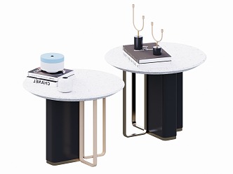 Coffee table side table 3d model