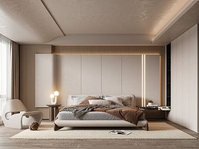 Modern Bedroom 3d model