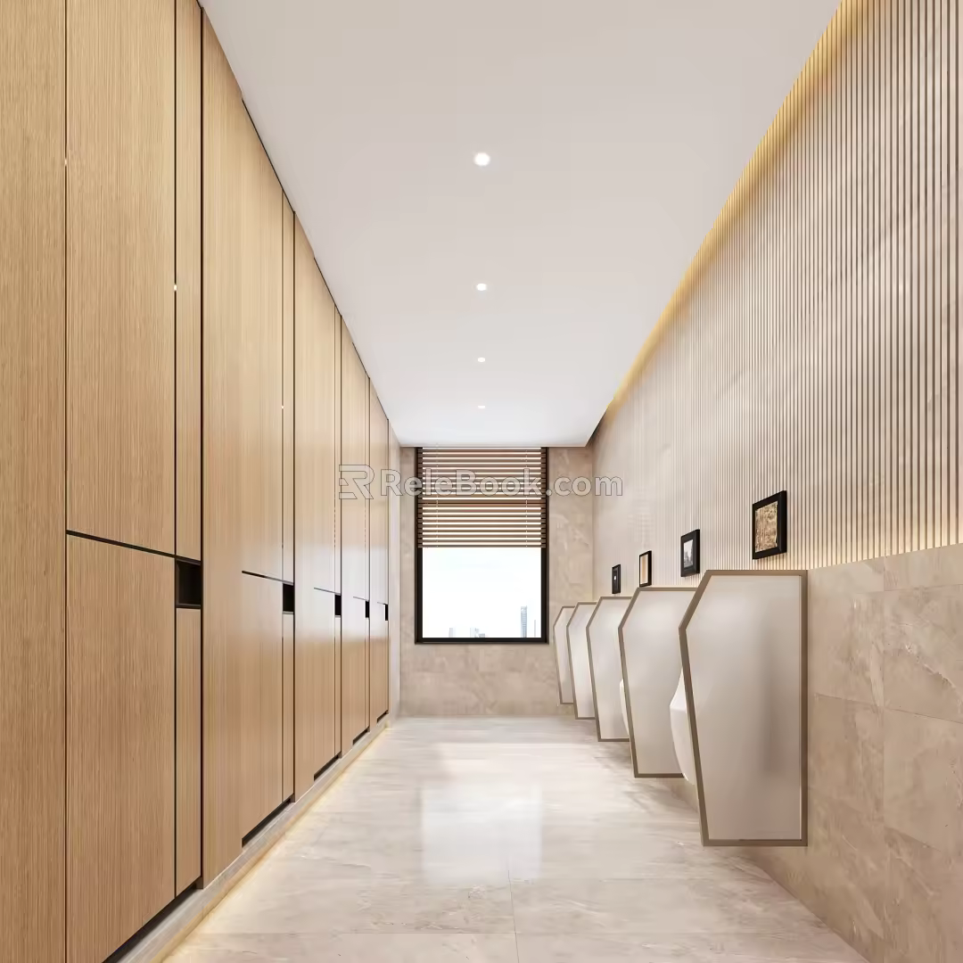 Public toilet 3d model