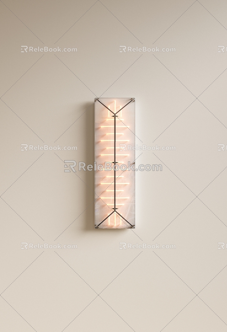 Modern Acrylic Wall Lamp Long Strip Wall Lamp Decorative Wall Lamp Light Luxury Wall Lamp model