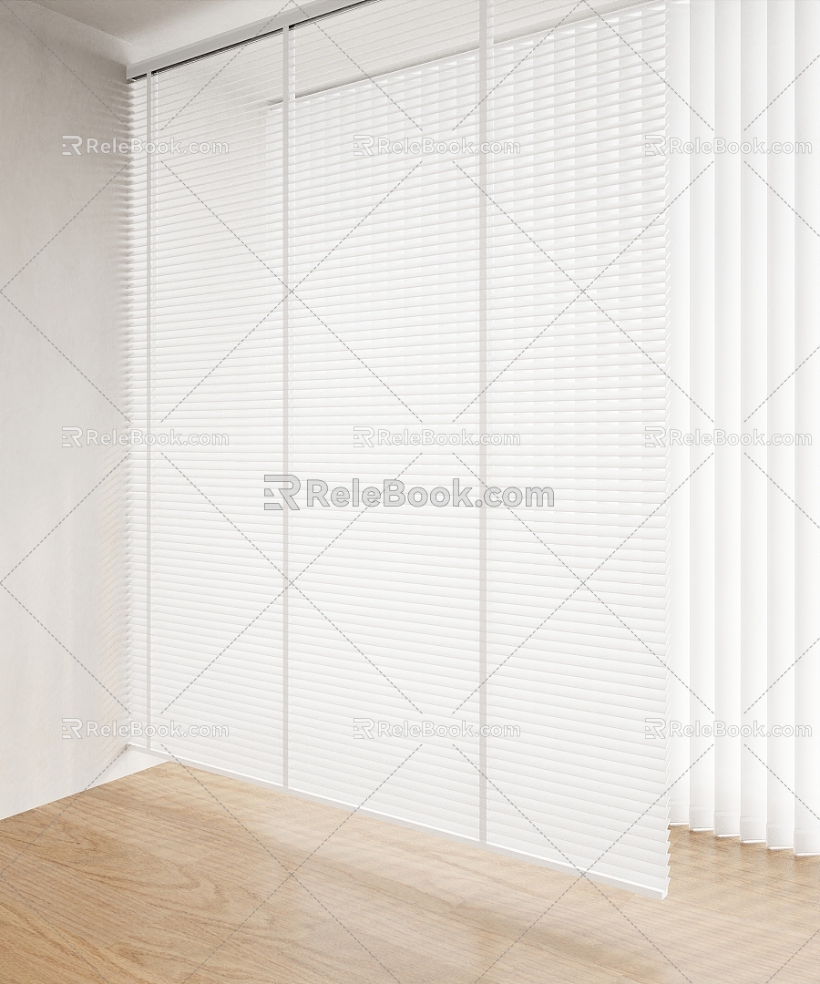 Modern blinds 3d model