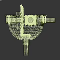 Precision Mechanical Gear System With Interlocking Gears And Shaft Components