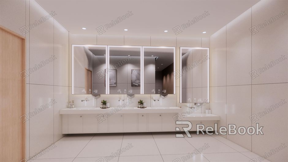 Modern toilet shopping mall toilet sink model