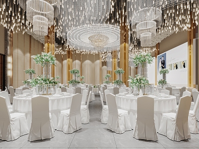 Ballroom 3d model