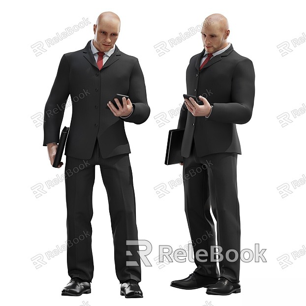 Other men suit shirt pants shoes model