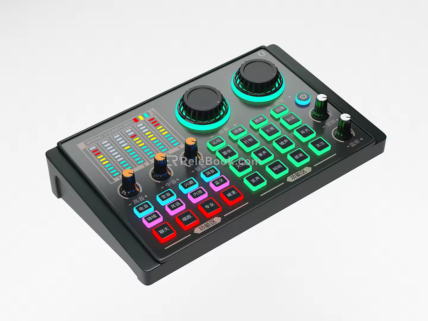 Modern Live Sound Card 3d model