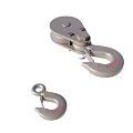 Silver YOKE Hooks In Two Sizes For Heavy Duty Lifting Use 3d model
