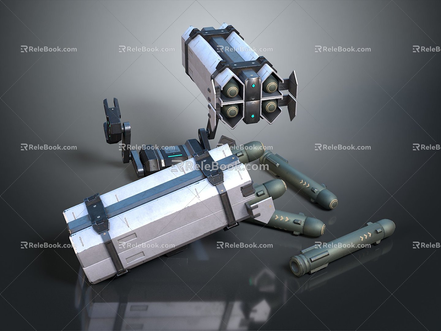 laser tower turret turntable sci-fi tower defense game tower defense sci-fi turret game turret game turret 3d model