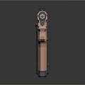 Modern Tactical Weapon Design With Pink And Black Finish Ergonomic Grip And Sleek Barrel Structure