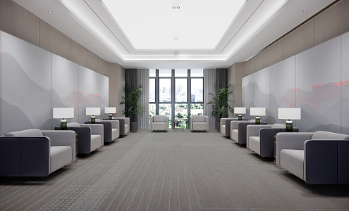 VIP Reception Room Modern Reception Room 3d model