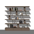 Modern Storage Rack Bookshelf Decorative Rack Storage Rack 3d model