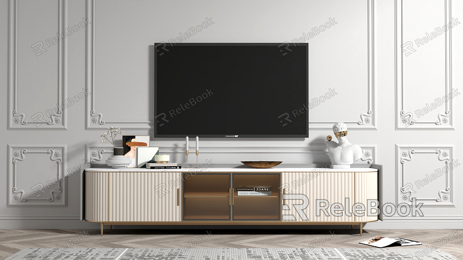 Light Luxury TV Cabinet model