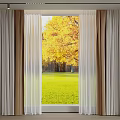 Curtains 3d model