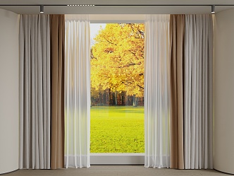 Curtains 3d model