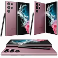 Samsung Foldable Smartphone With Rose Gold Finish Dynamic Display S Pen And Dual Modes