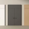 Modern Double Doors In Three Stylish Colors For Home Interior Design